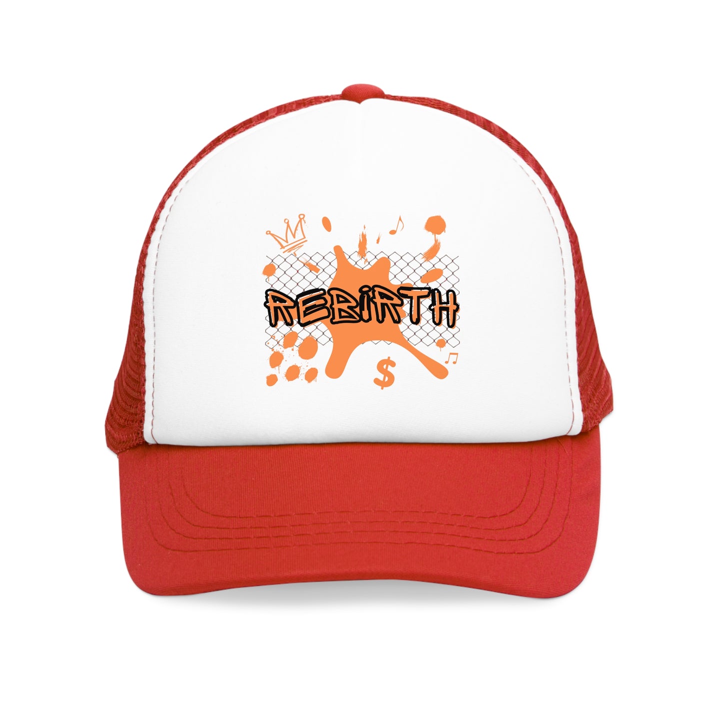 Casquette filet tendance avec motif “Rebirth” – L’accessoire casual qui fait la diff