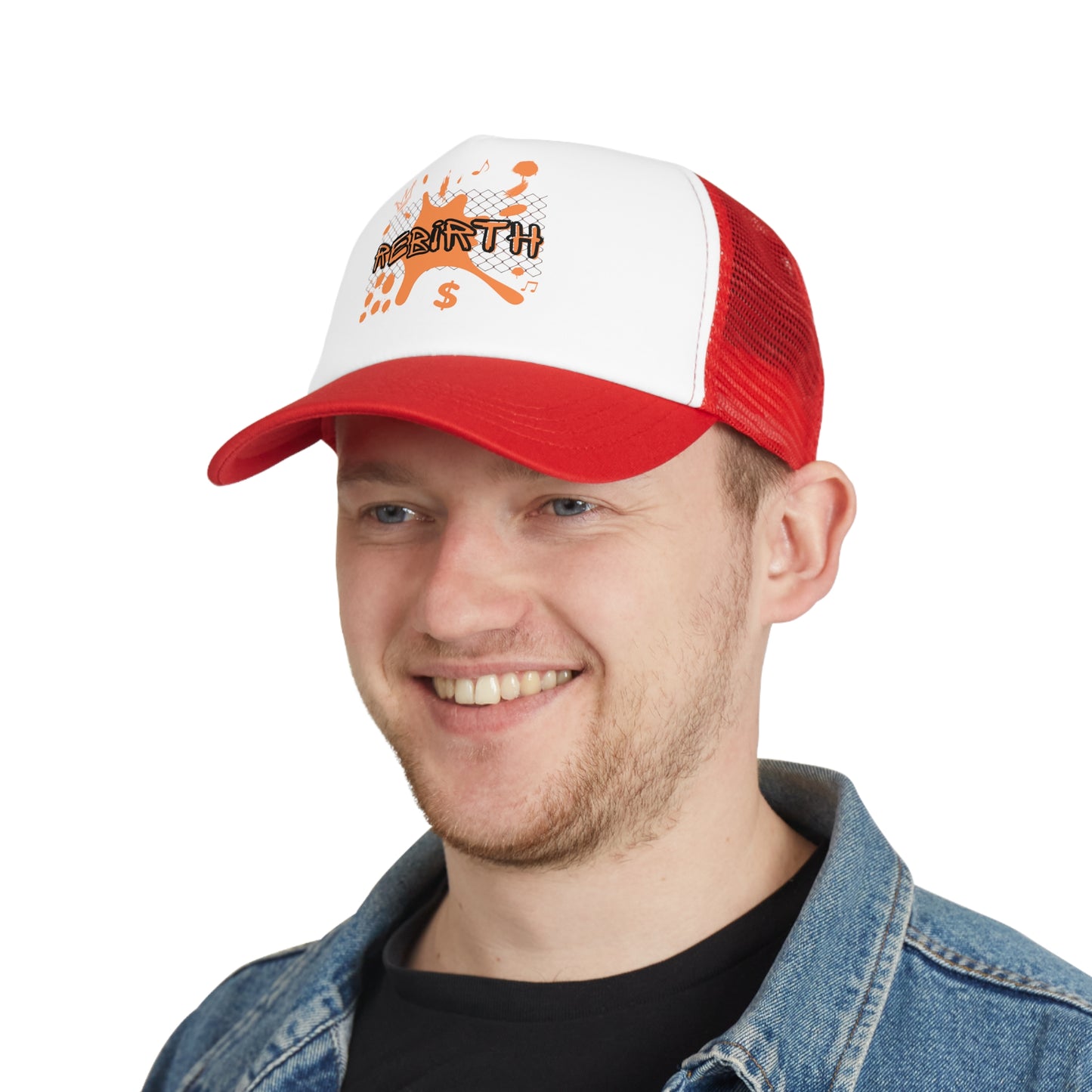 Casquette filet tendance avec motif “Rebirth” – L’accessoire casual qui fait la diff