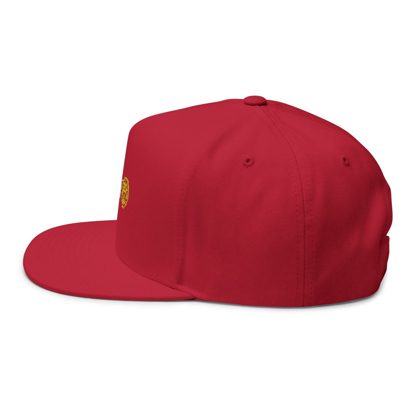 Casquette plate brodée stylée – Accessoire de mode unique