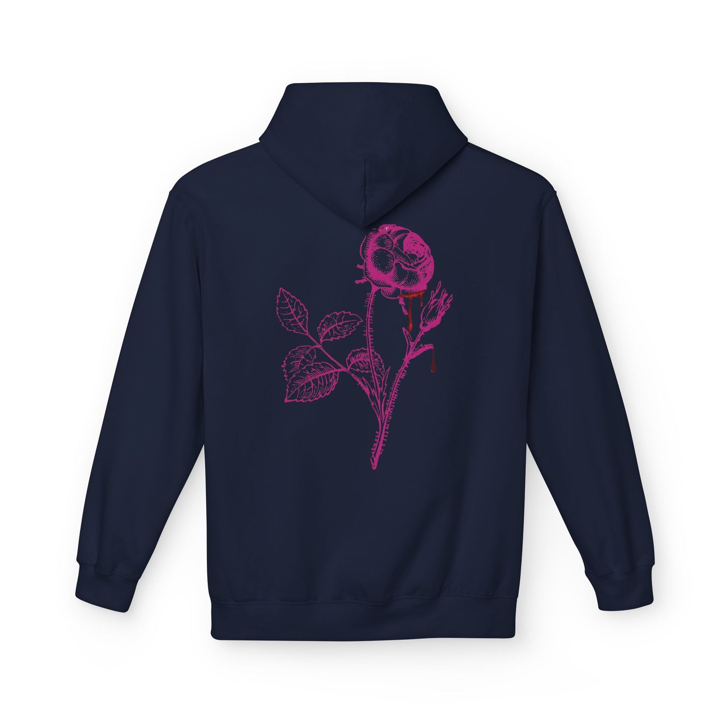 Sweat à capuche en polaire “Romantic Floral” – Style doux et confortable