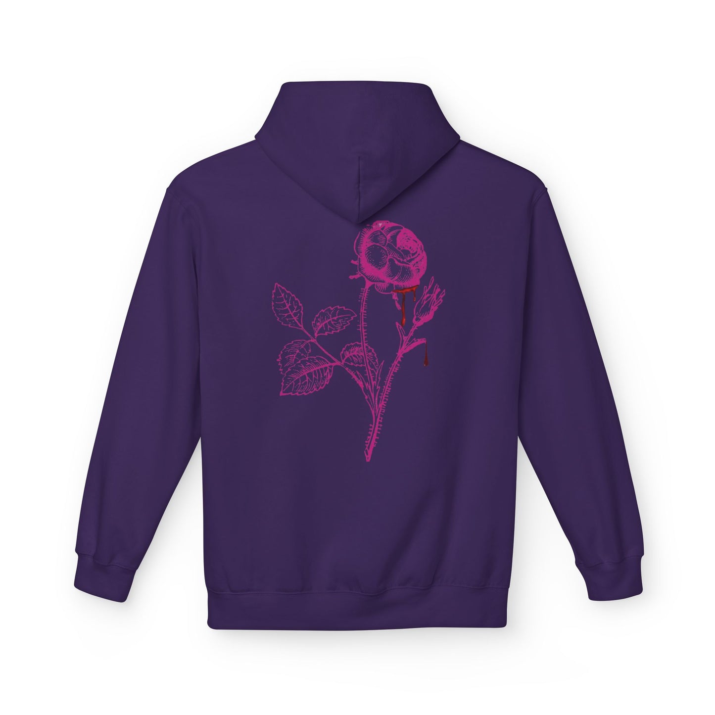 Sweat à capuche en polaire “Romantic Floral” – Style doux et confortable