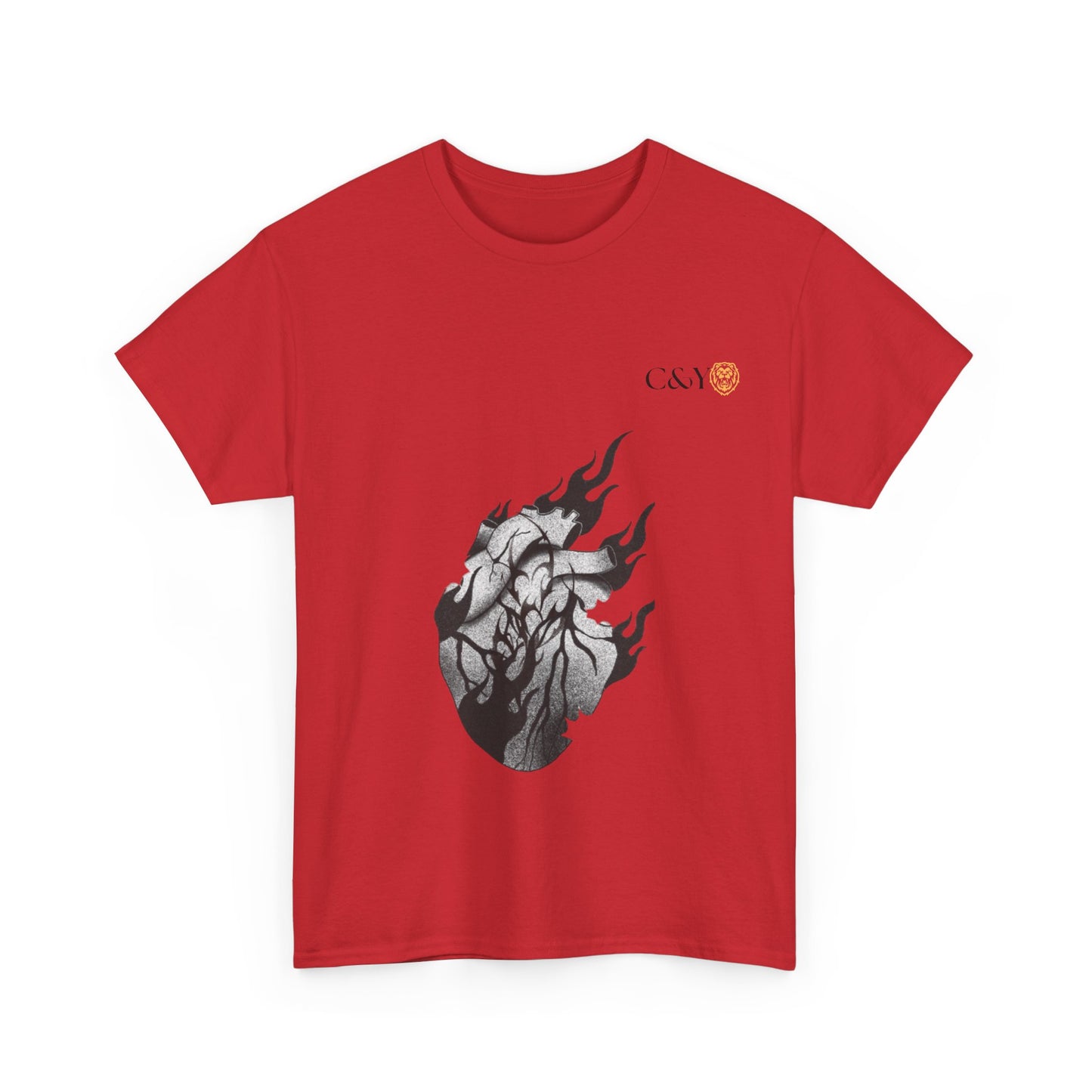 T-shirt “Dark Heart” – Coton lourd & vibes sombres pour les passionnés