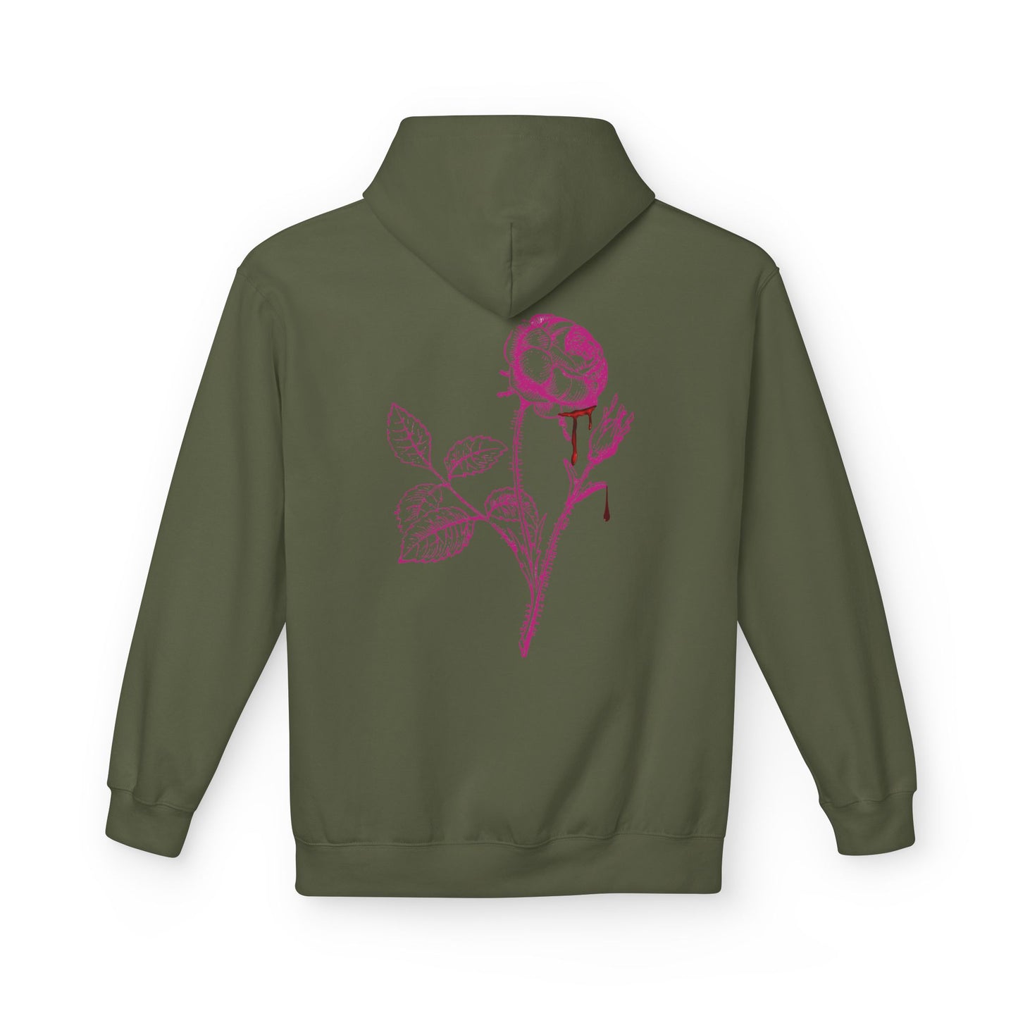 Sweat à capuche en polaire “Romantic Floral” – Style doux et confortable