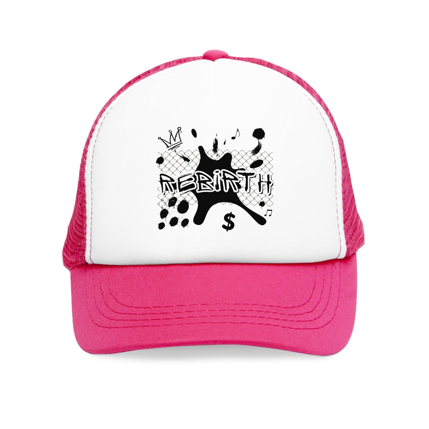 Casquette filet tendance avec motif “Rebirth” – L’accessoire casual qui fait la diff