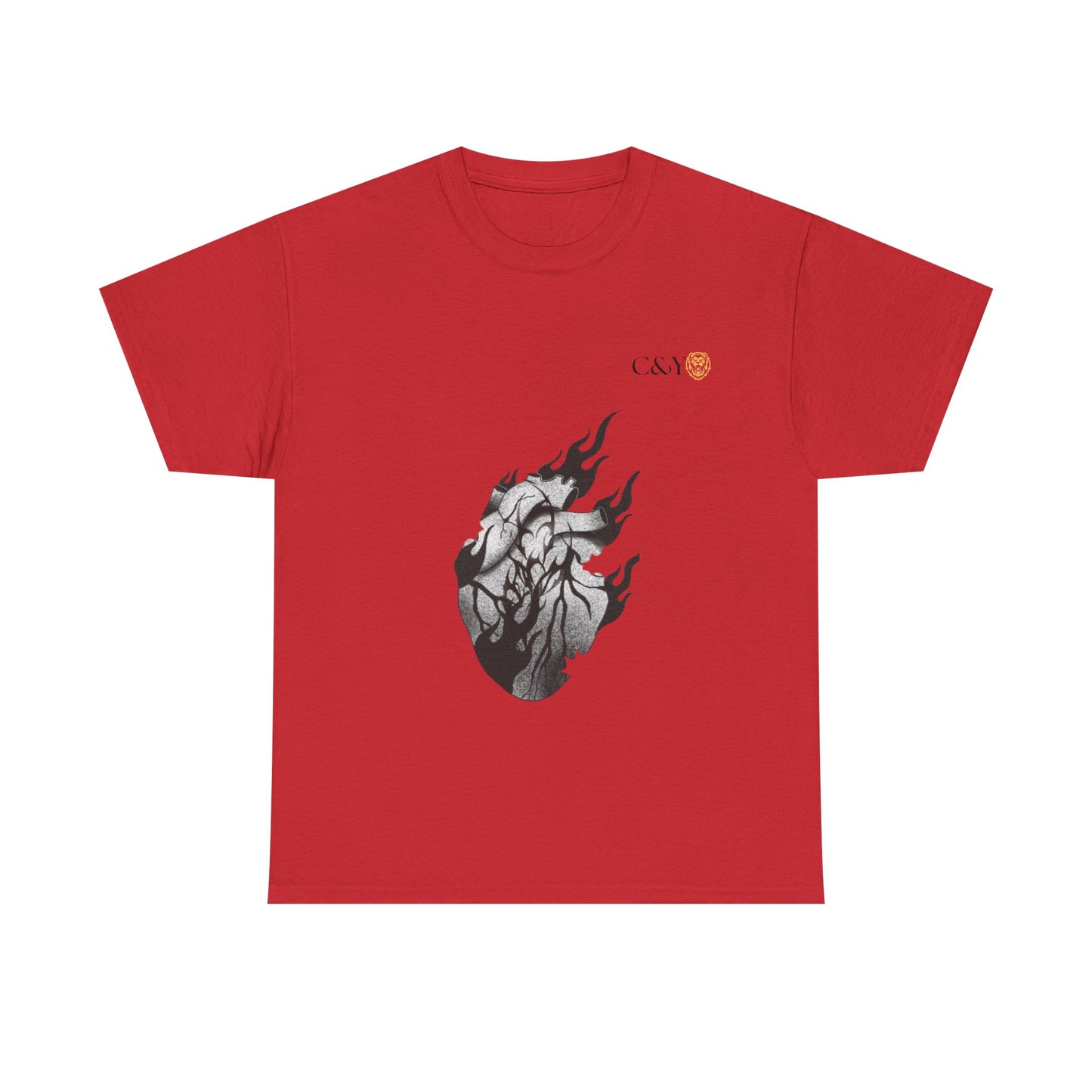 T-shirt “Dark Heart” – Coton lourd & vibes sombres pour les passionnés