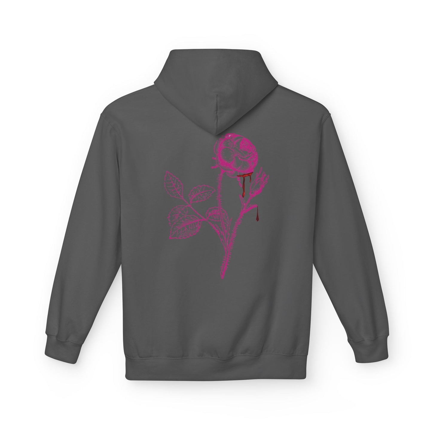 Sweat à capuche en polaire “Romantic Floral” – Style doux et confortable