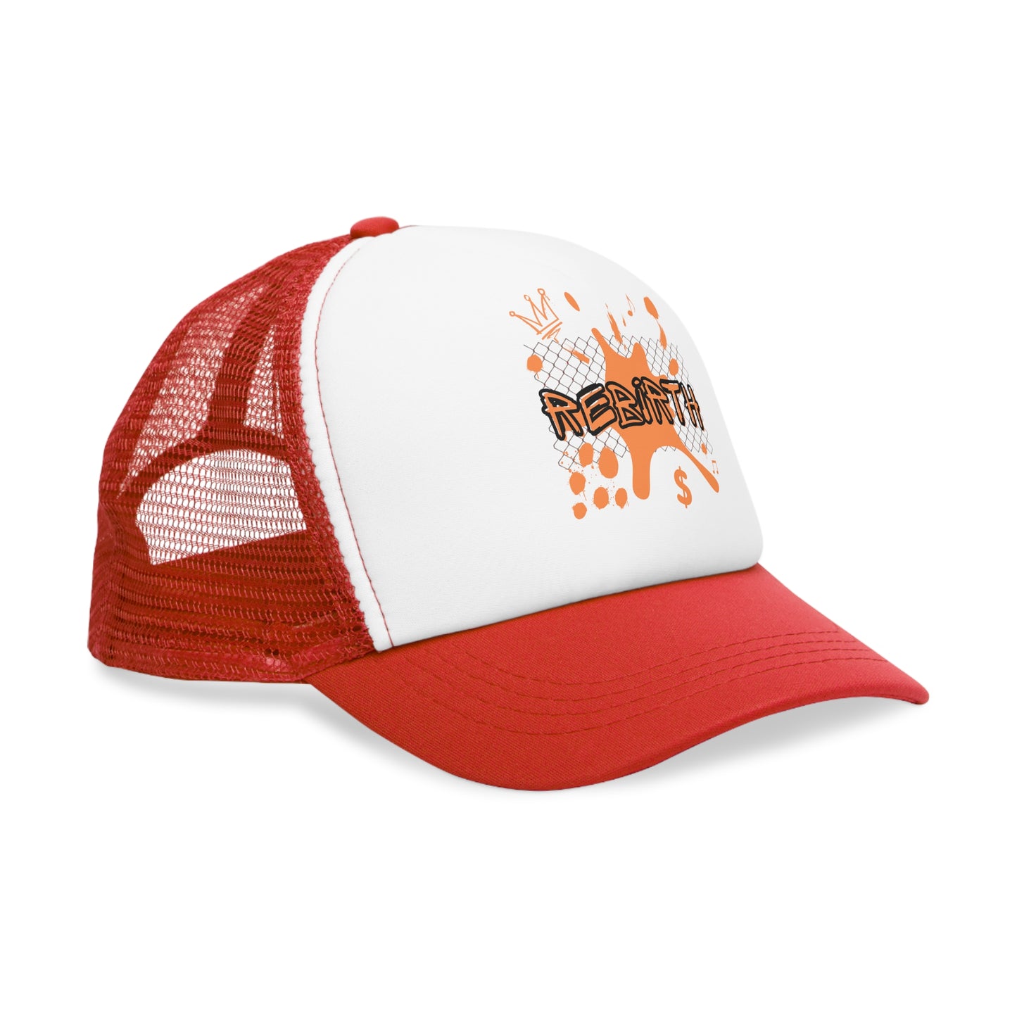 Casquette filet tendance avec motif “Rebirth” – L’accessoire casual qui fait la diff