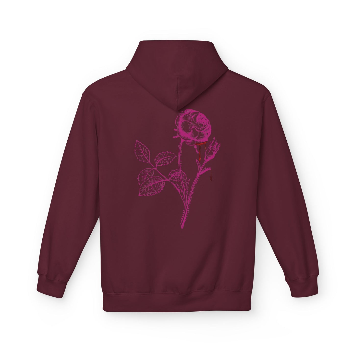Sweat à capuche en polaire “Romantic Floral” – Style doux et confortable