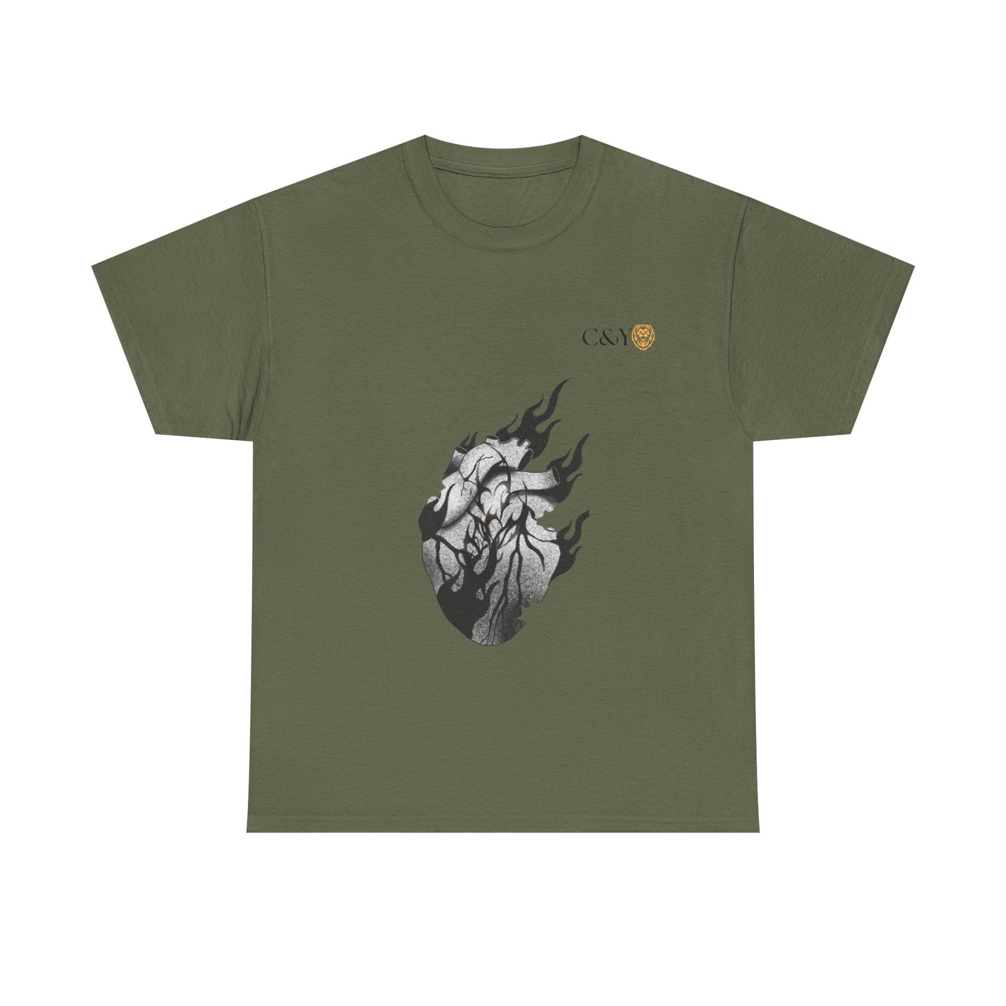 T-shirt “Dark Heart” – Coton lourd & vibes sombres pour les passionnés