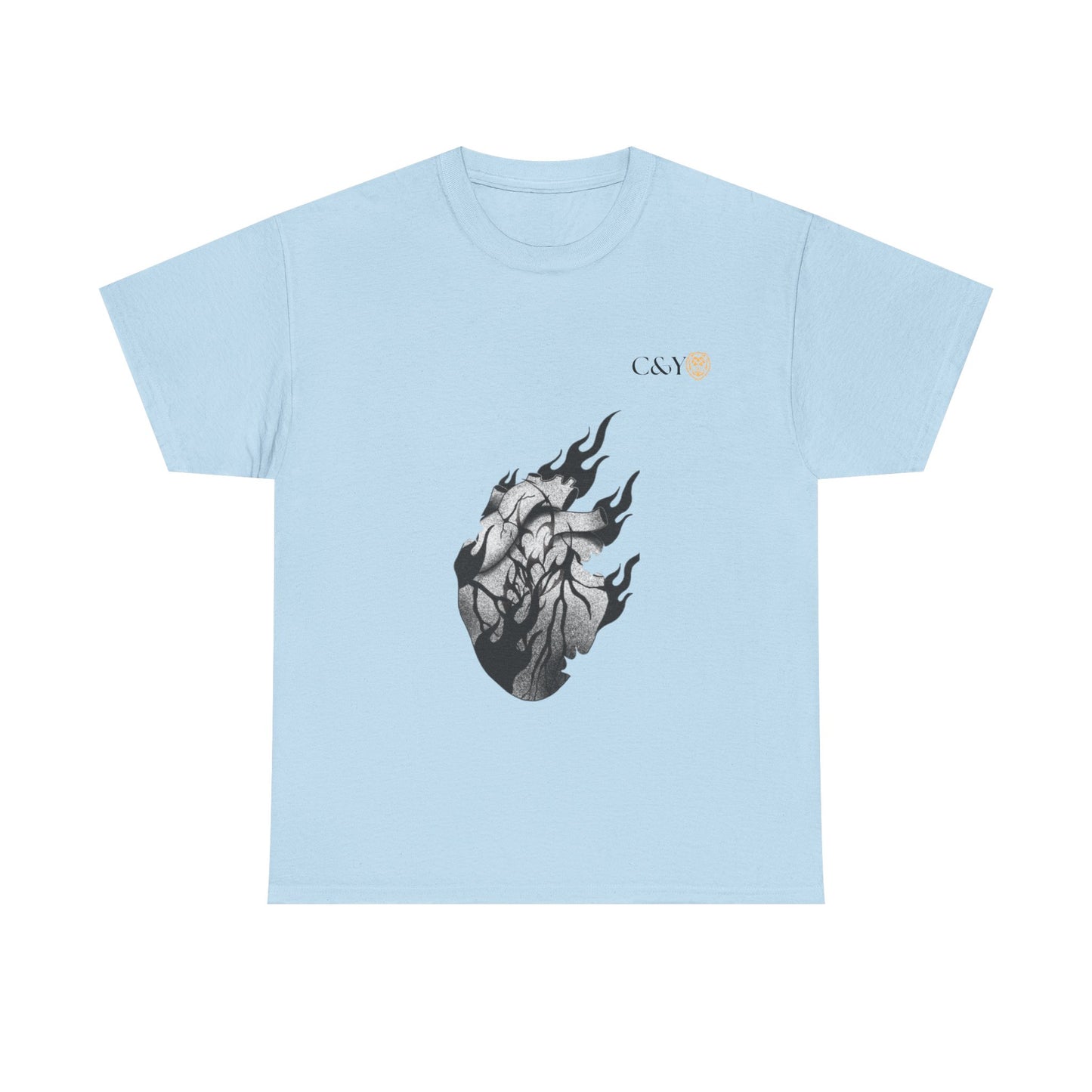 T-shirt “Dark Heart” – Coton lourd & vibes sombres pour les passionnés