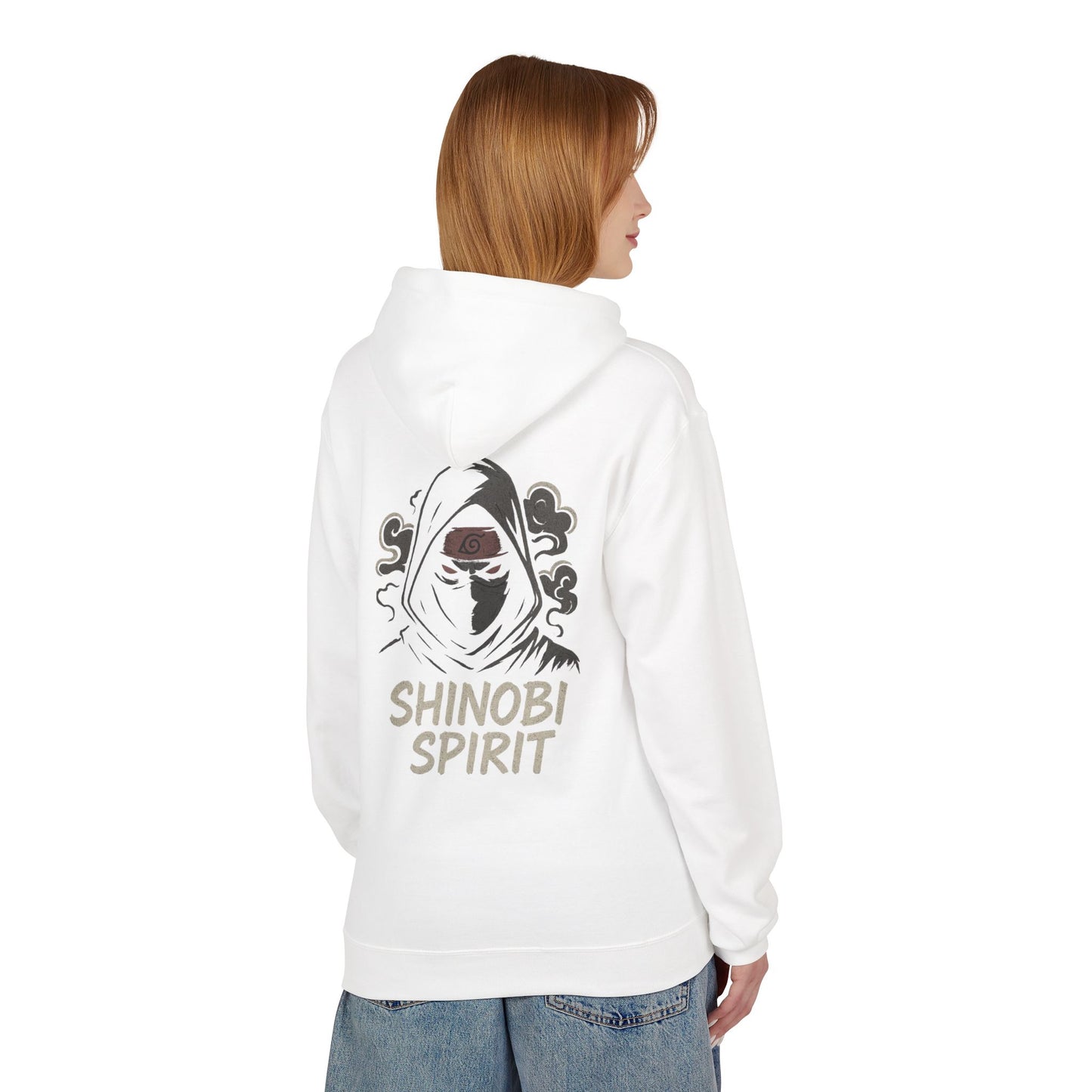 Sweat à capuche “Shinobi Spirit” – Polaire unisexe, streetwear confortable