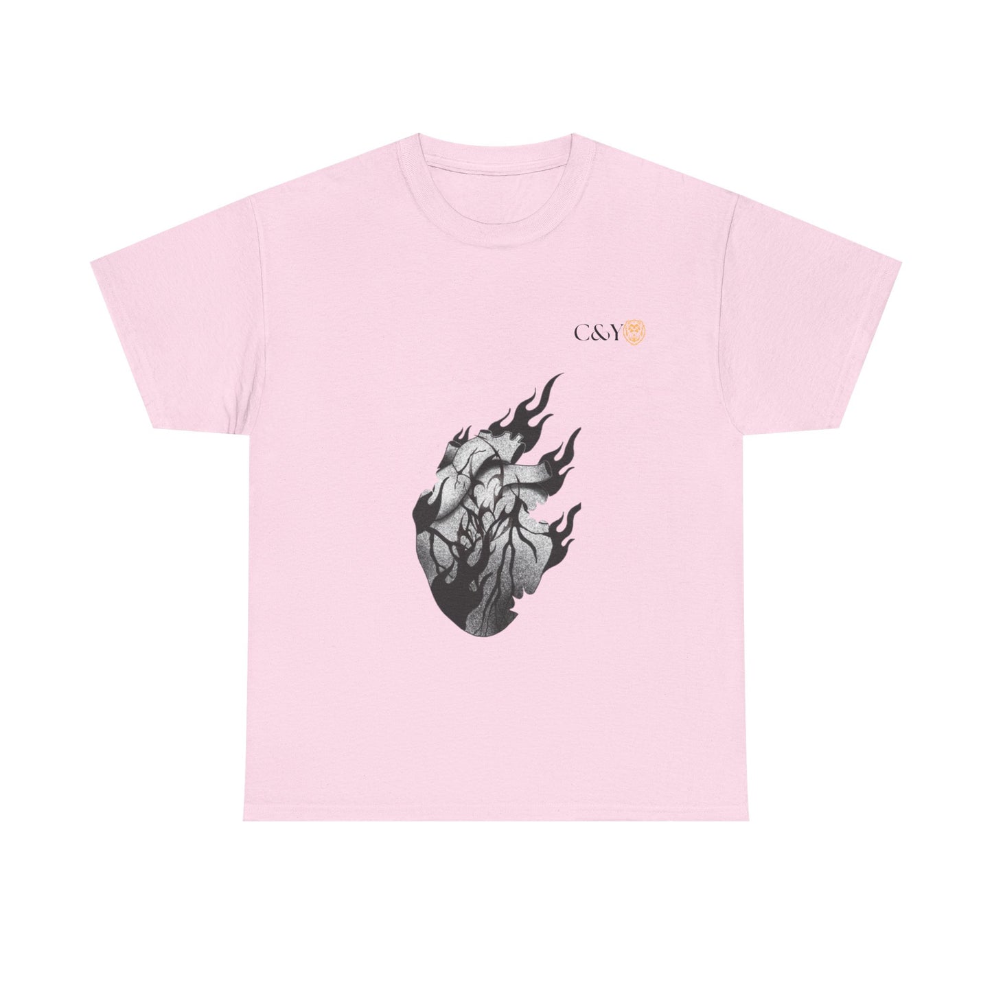 T-shirt “Dark Heart” – Coton lourd & vibes sombres pour les passionnés