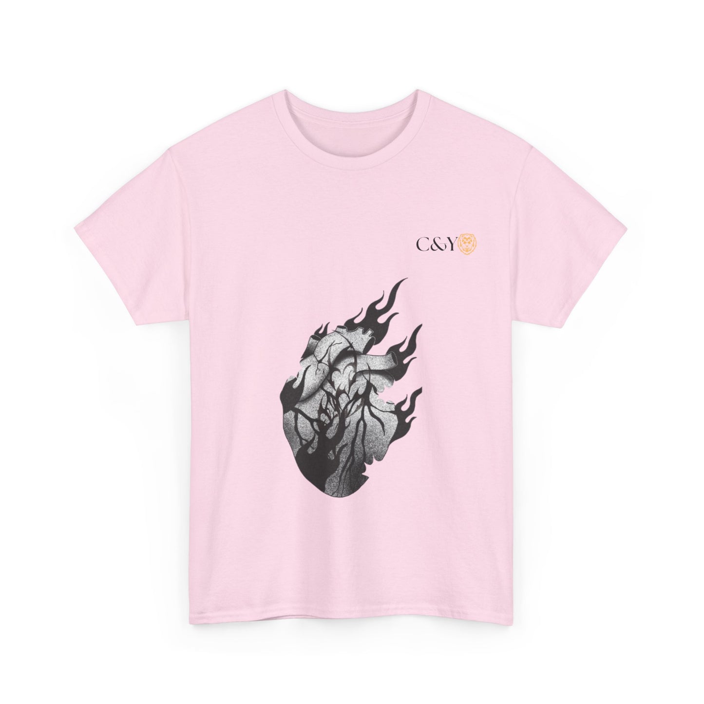 T-shirt “Dark Heart” – Coton lourd & vibes sombres pour les passionnés