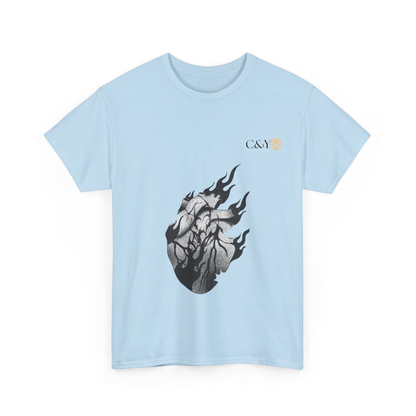 T-shirt “Dark Heart” – Coton lourd & vibes sombres pour les passionnés