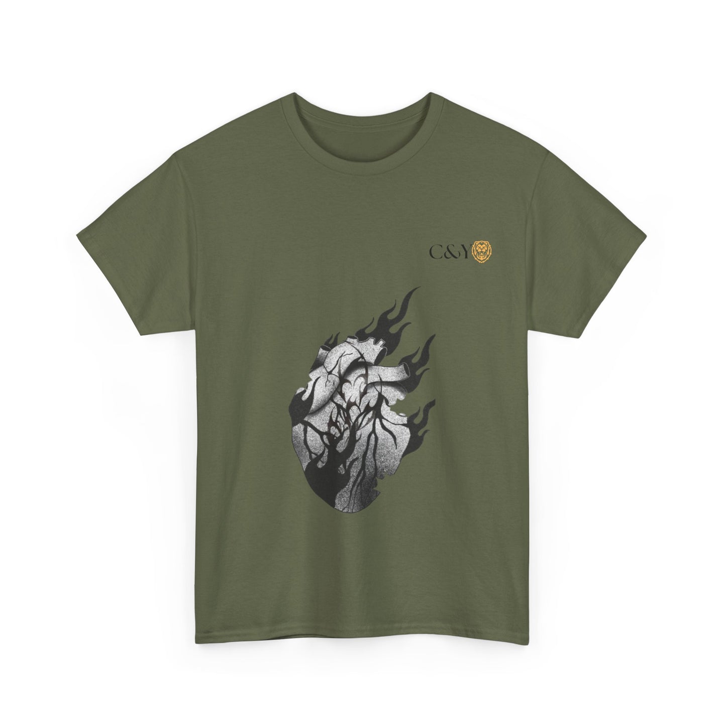 T-shirt “Dark Heart” – Coton lourd & vibes sombres pour les passionnés