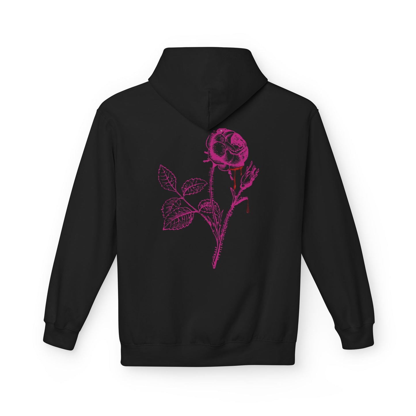 Sweat à capuche en polaire “Romantic Floral” – Style doux et confortable
