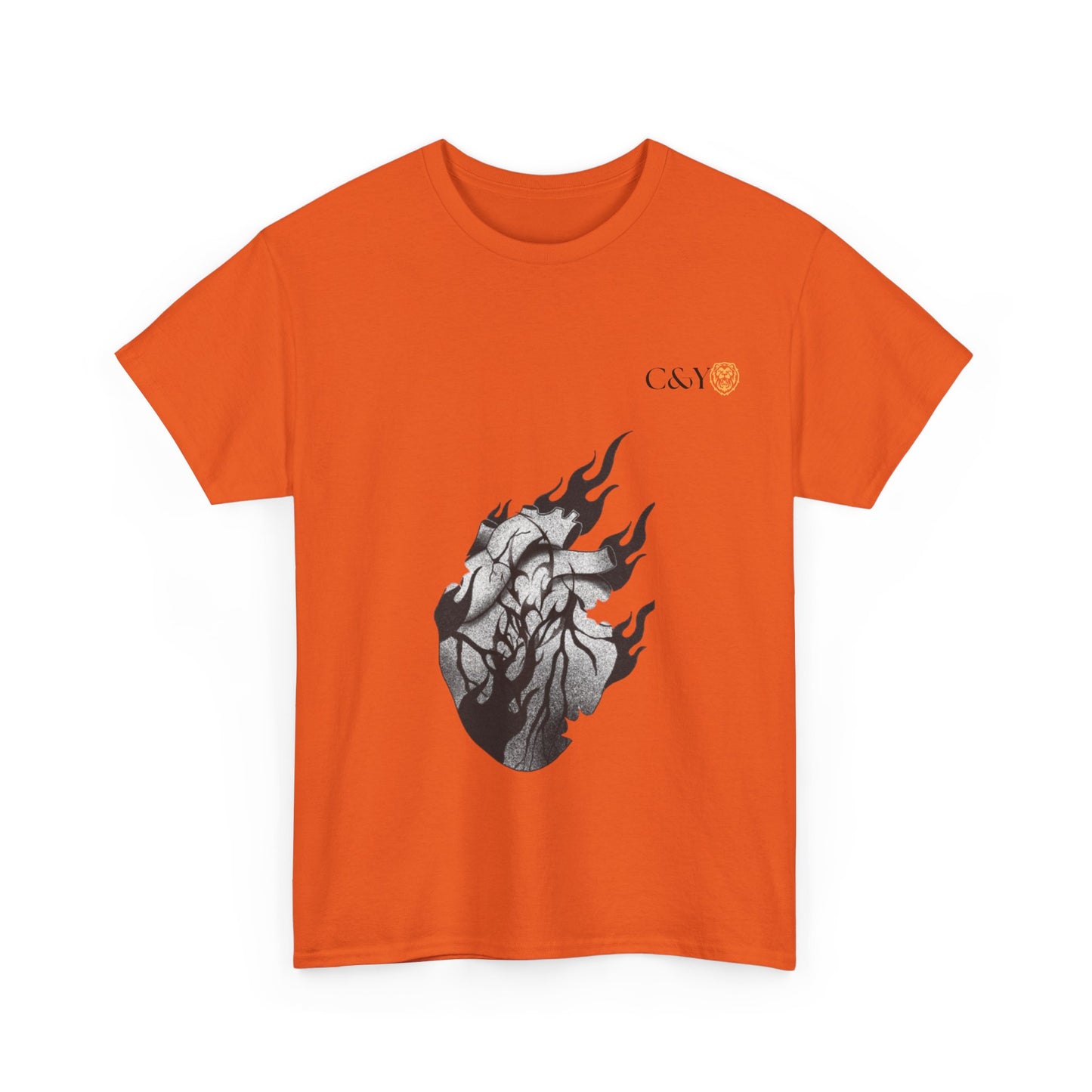 T-shirt “Dark Heart” – Coton lourd & vibes sombres pour les passionnés