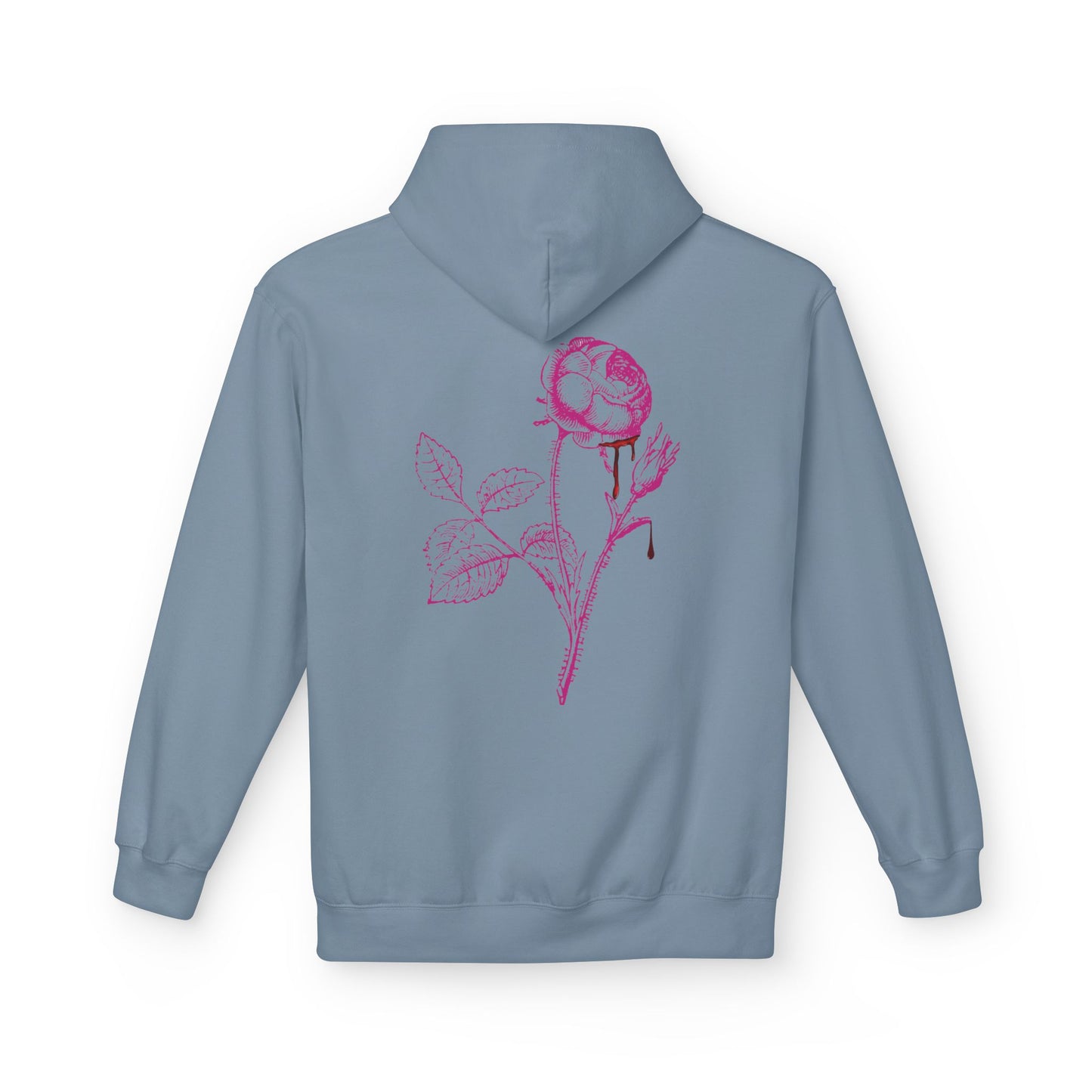 Sweat à capuche en polaire “Romantic Floral” – Style doux et confortable