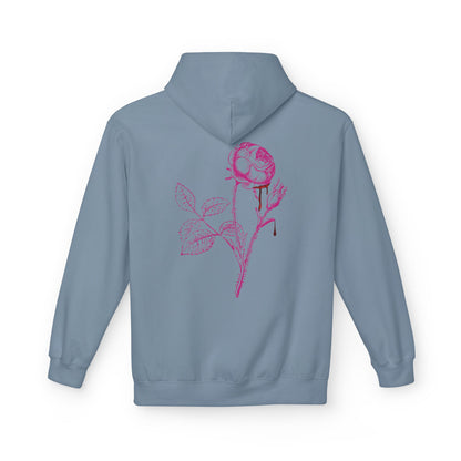 Sweat à capuche en polaire “Romantic Floral” – Style doux et confortable