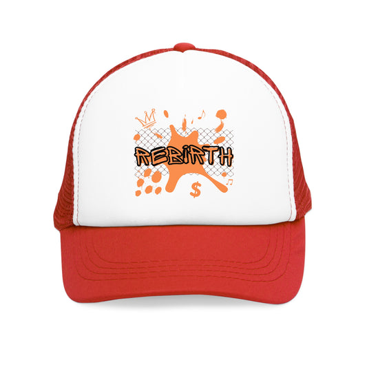 Casquette filet tendance avec motif “Rebirth” – L’accessoire casual qui fait la diff