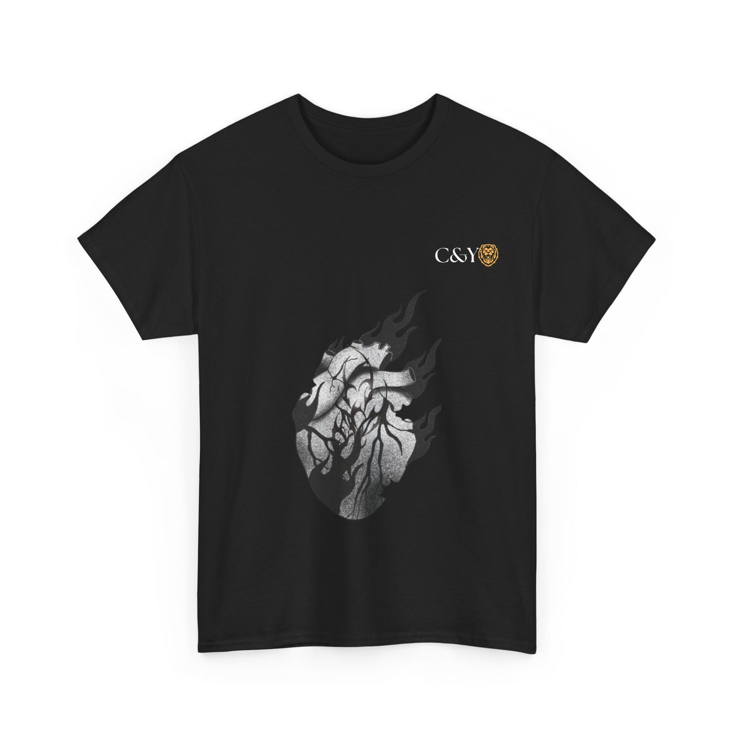 T-shirt “Dark Heart” – Coton lourd & vibes sombres pour les passionnés