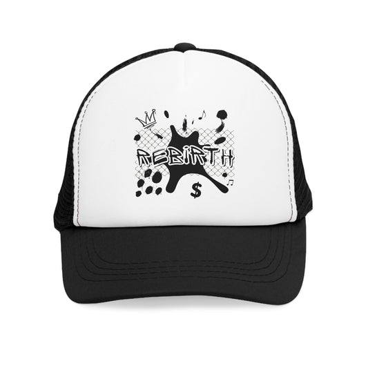 Casquette filet tendance avec motif “Rebirth” – L’accessoire casual qui fait la diff