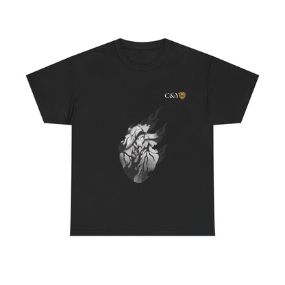 T-shirt “Dark Heart” – Coton lourd & vibes sombres pour les passionnés