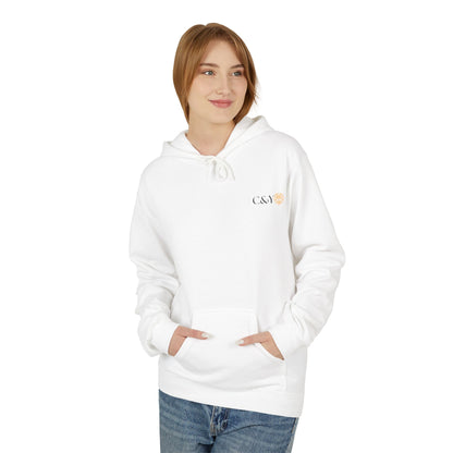 Sweat à capuche en polaire “Romantic Floral” – Style doux et confortable