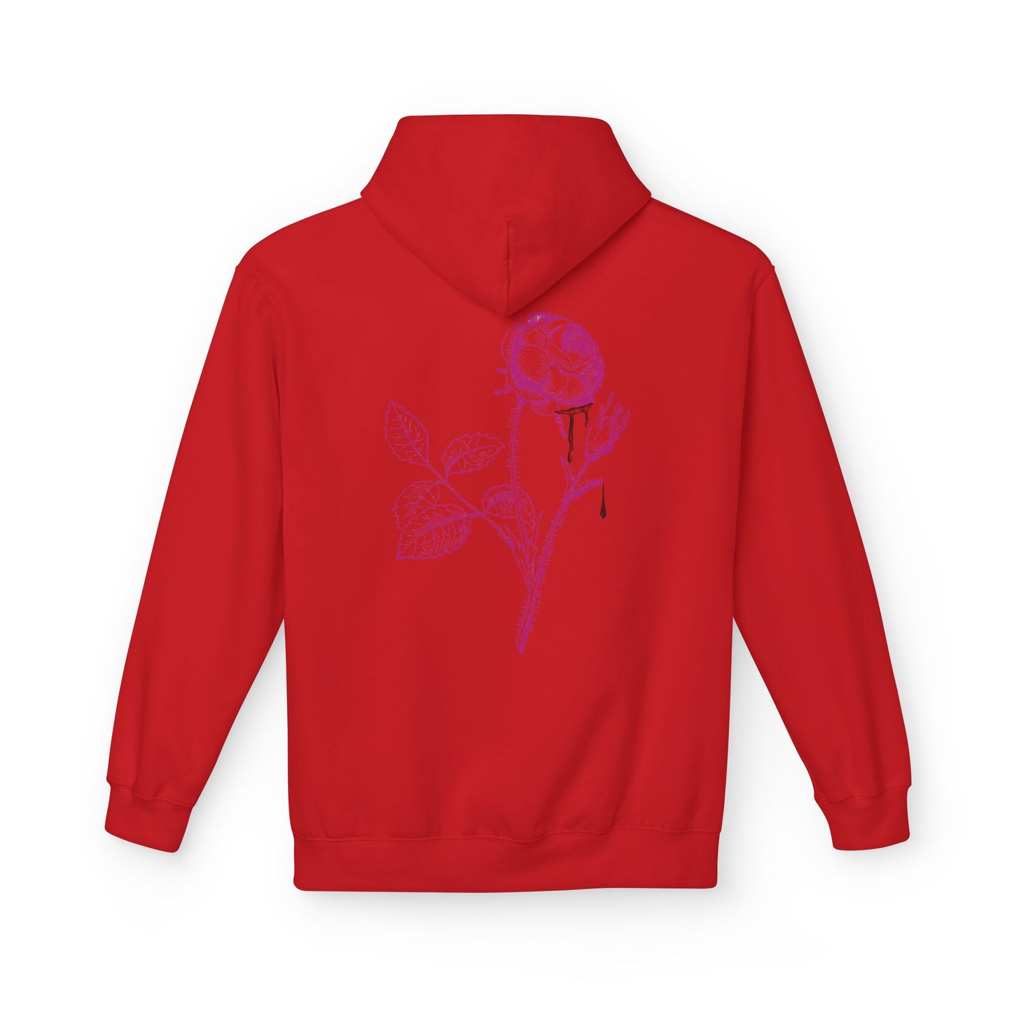 Sweat à capuche en polaire “Romantic Floral” – Style doux et confortable