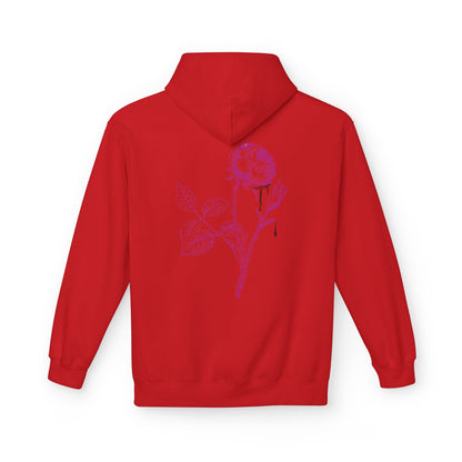 Sweat à capuche en polaire “Romantic Floral” – Style doux et confortable