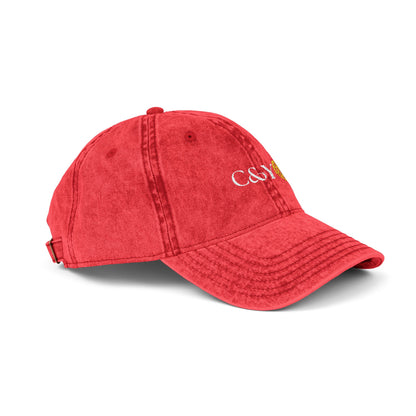 Vintage Embroidered Cap, Outdoor Cap