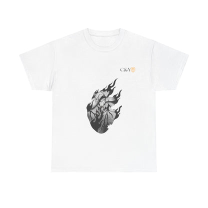 T-shirt “Dark Heart” – Coton lourd & vibes sombres pour les passionnés