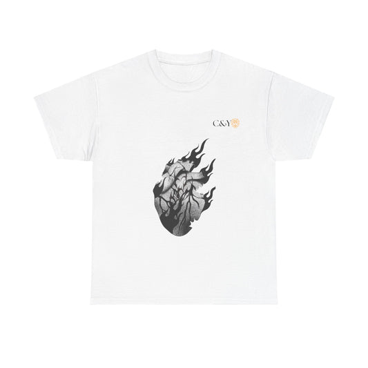 T-shirt “Dark Heart” – Coton lourd & vibes sombres pour les passionnés