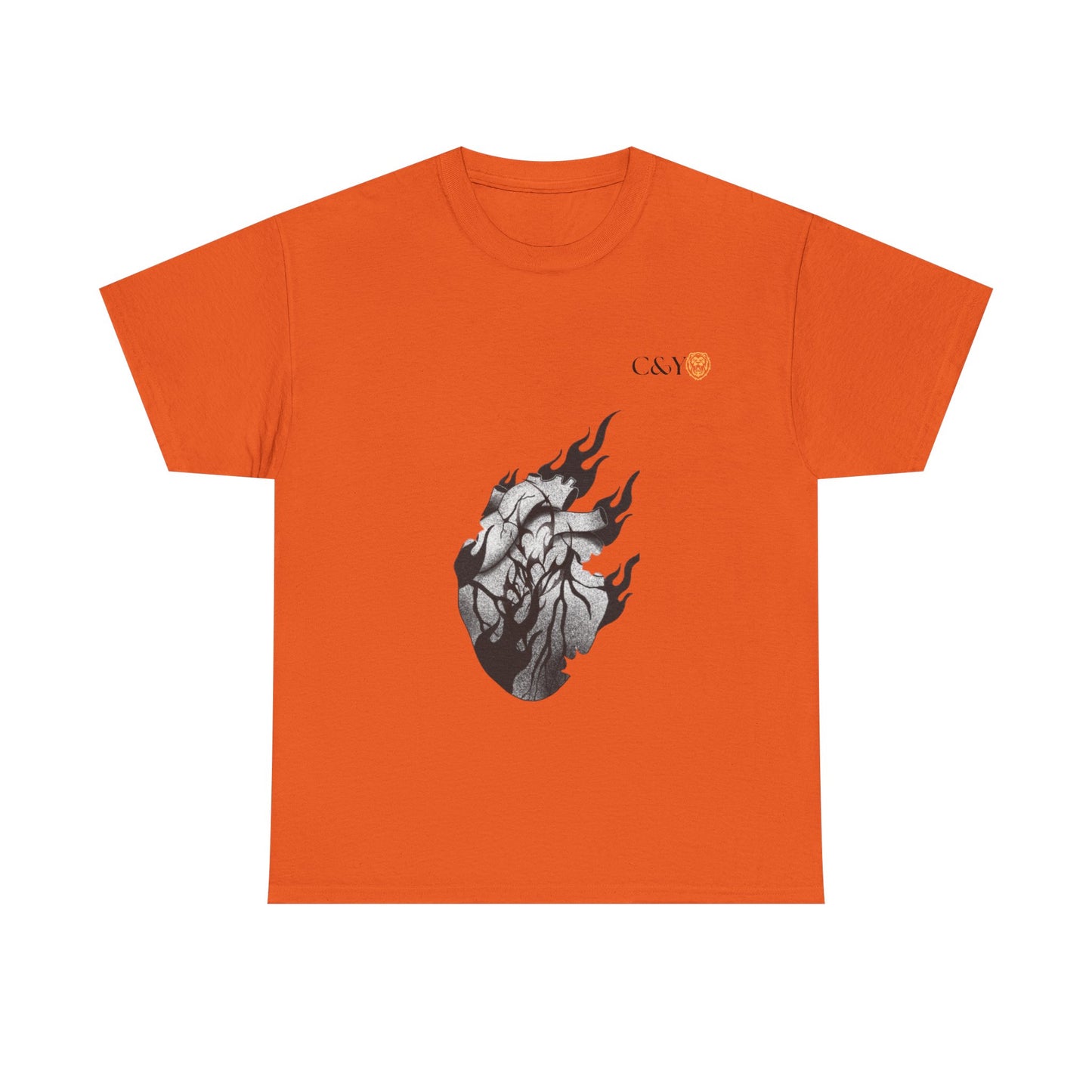 T-shirt “Dark Heart” – Coton lourd & vibes sombres pour les passionnés
