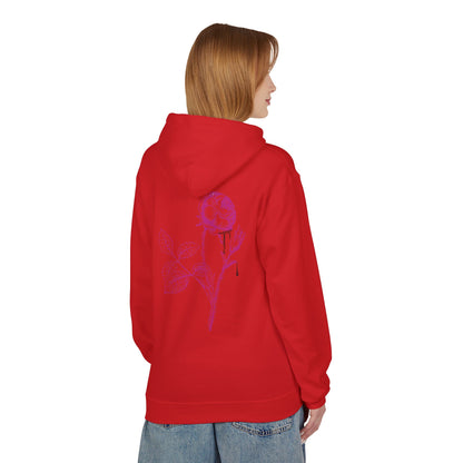 Sweat à capuche en polaire “Romantic Floral” – Style doux et confortable