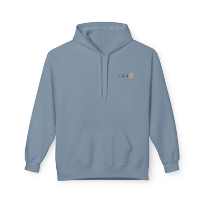 Sweat à capuche “Tropical Sunset” – Polaire unisexe confortable, esprit plage et tenue casual