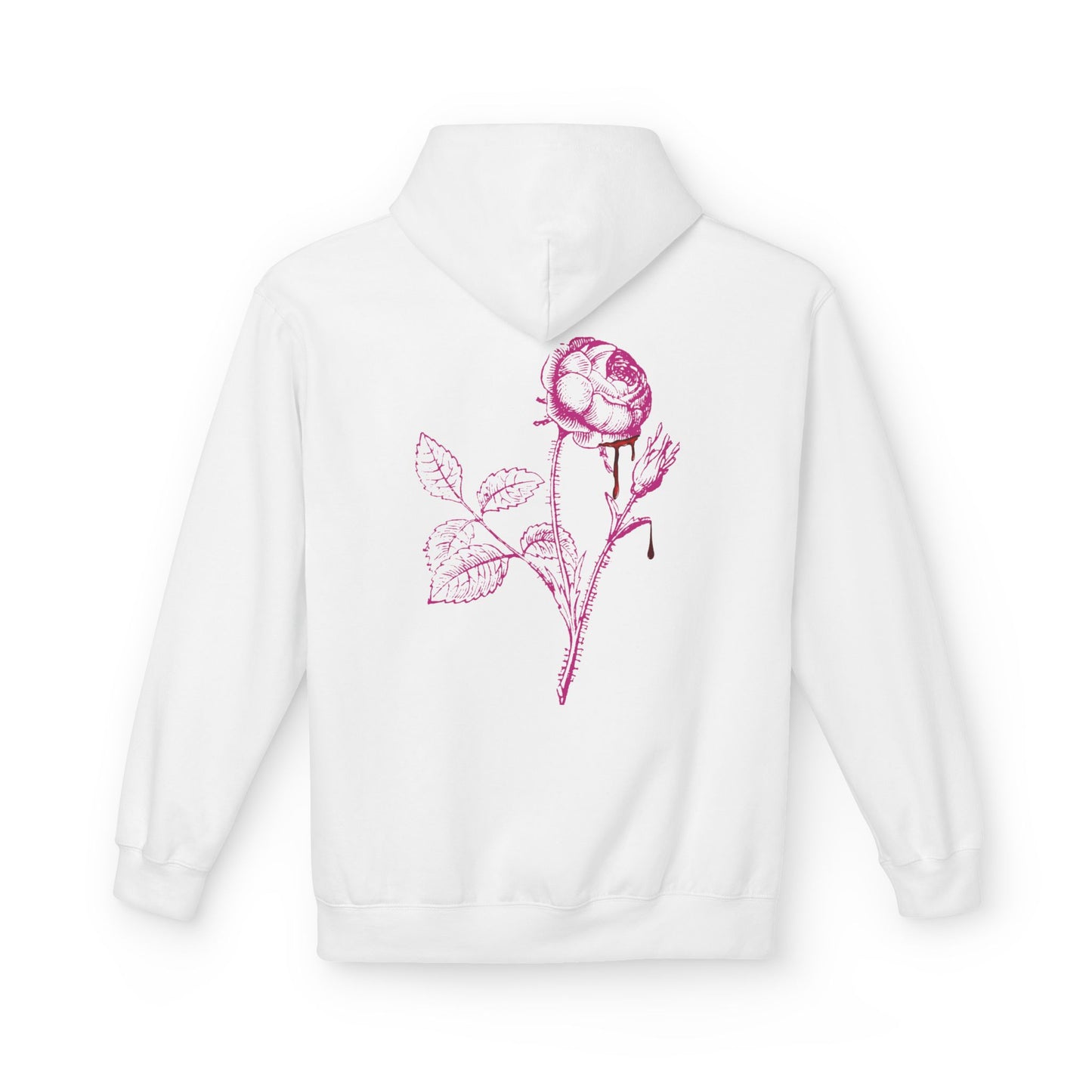 Sweat à capuche en polaire “Romantic Floral” – Style doux et confortable