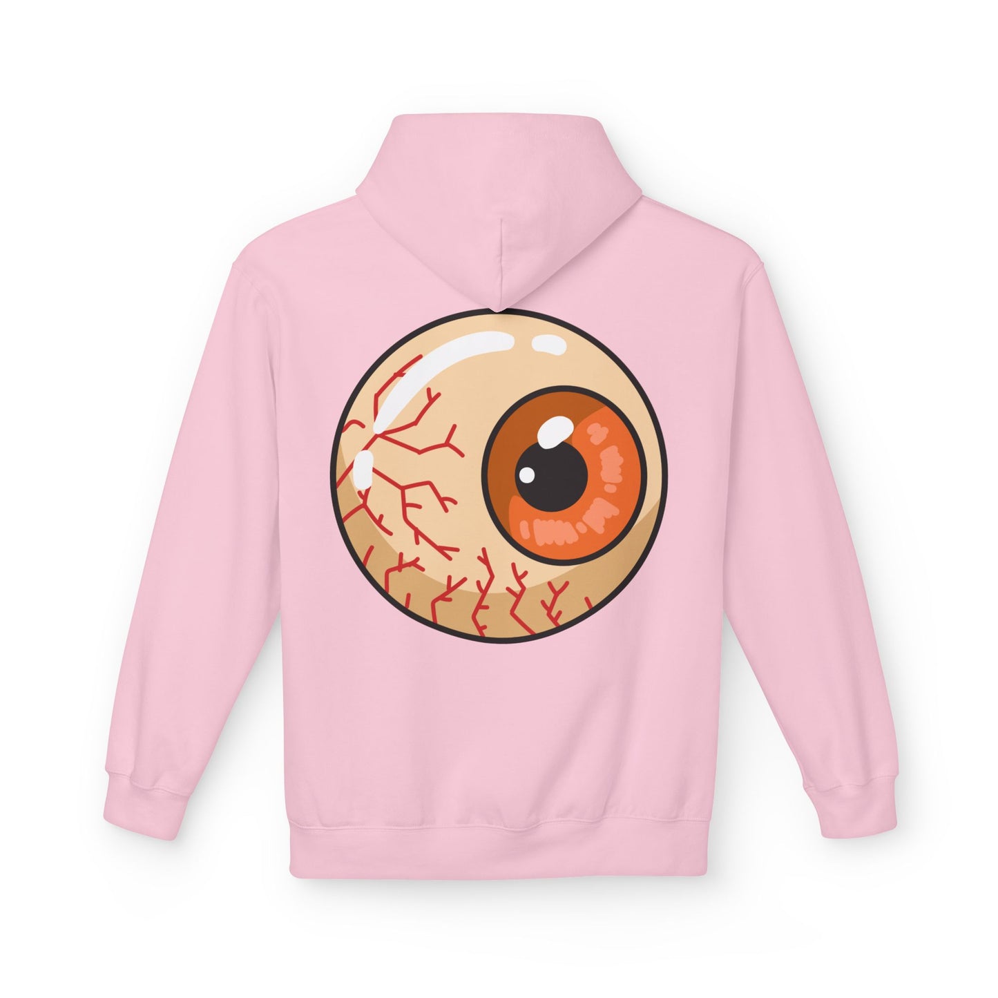 Sweat à capuche graphique “Eyeball” – Look effrayant, unisexe, spécial Halloween