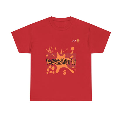 T-shirt unisexe Urban Rebirth en coton épais – Streetwear graphique inspiré des années 90, tenue casual, idée cadeau pour les trendsetters