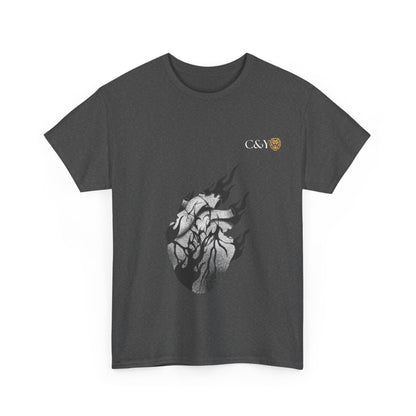 T-shirt “Dark Heart” – Coton lourd & vibes sombres pour les passionnés
