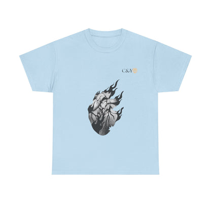 T-shirt “Dark Heart” – Coton lourd & vibes sombres pour les passionnés