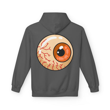 Sweat à capuche graphique “Eyeball” – Look effrayant, unisexe, spécial Halloween
