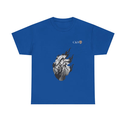 T-shirt “Dark Heart” – Coton lourd & vibes sombres pour les passionnés
