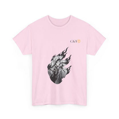 T-shirt “Dark Heart” – Coton lourd & vibes sombres pour les passionnés