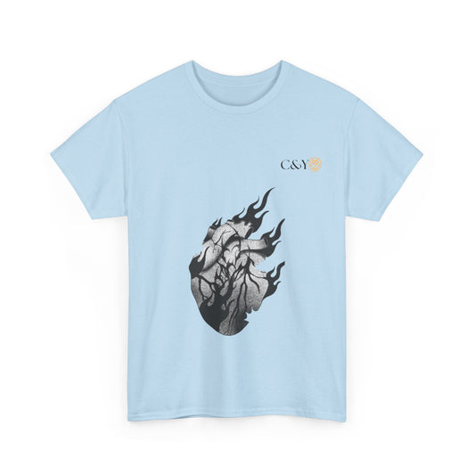 T-shirt “Dark Heart” – Coton lourd & vibes sombres pour les passionnés