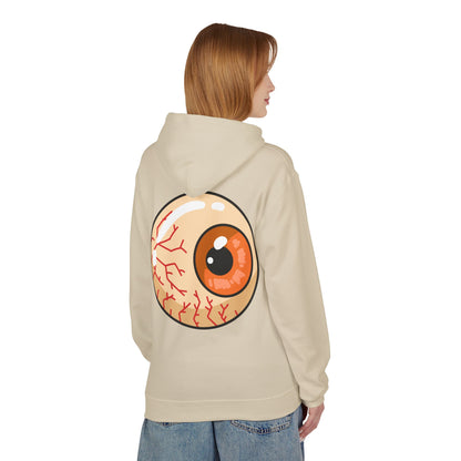 Sweat à capuche graphique “Eyeball” – Look effrayant, unisexe, spécial Halloween