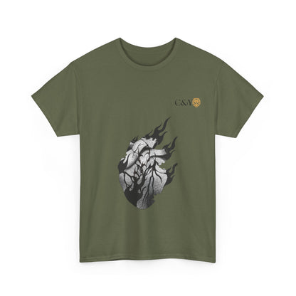 T-shirt “Dark Heart” – Coton lourd & vibes sombres pour les passionnés