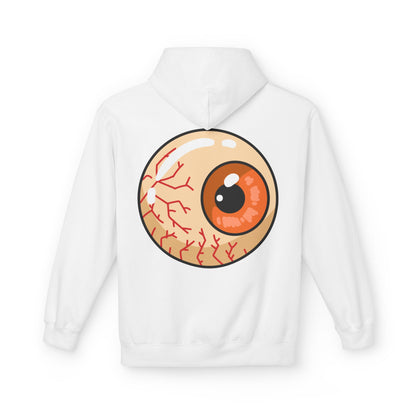 Sweat à capuche graphique “Eyeball” – Look effrayant, unisexe, spécial Halloween