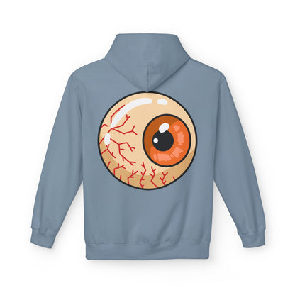 Sweat à capuche graphique “Eyeball” – Look effrayant, unisexe, spécial Halloween