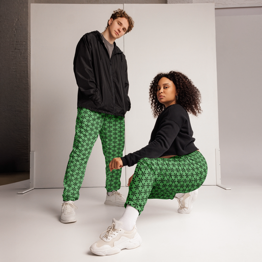 Pantalon de survêtement unisexe Green Code – Fréquence urbaine